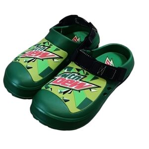 Mountain Dew Green Men's Slip On Clog Waterproof Sandals Size 13 NWT